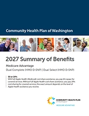 Summary of benefits